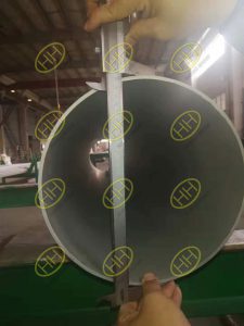 Outside diameter measurement of S31803 seamless pipe