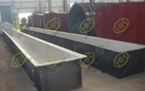 Pickling pond for seamless steel pipes
