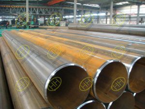 High frequency welding straight seam steel pipes