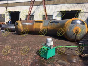 Hydrostatic test for large diameter bend in Haihao Group