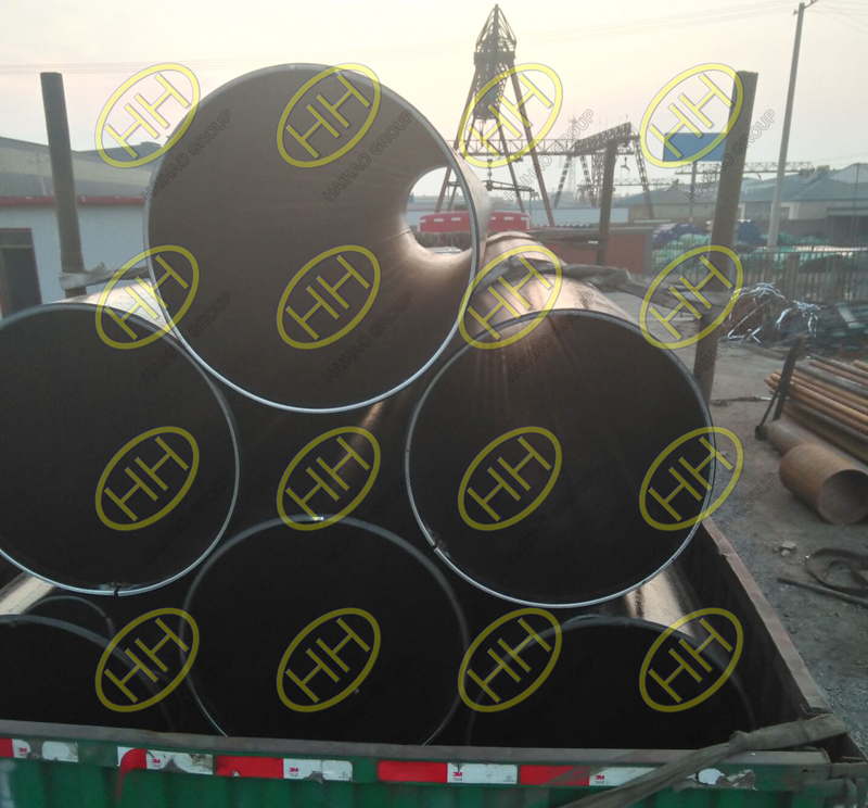 Q235B spiral steel pipes shipment