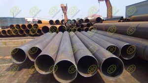 Straight seam steel pipes