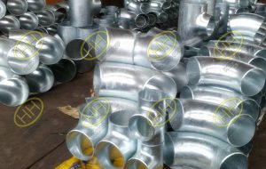 Cold galvanized pipe fittings products finished in Haihao Group