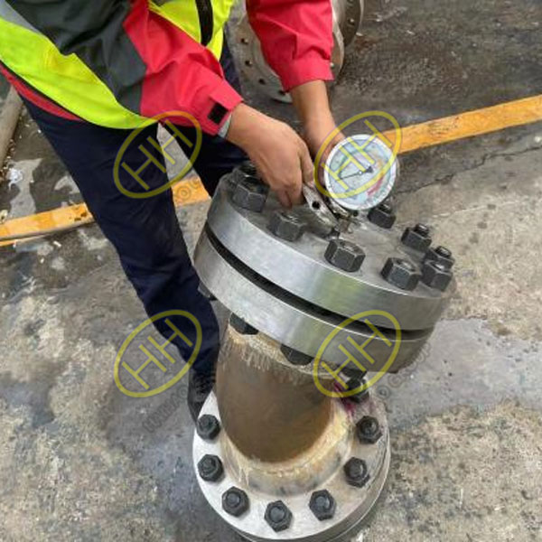 The situation that industrial pipelines cannot be subjected to hydrostatic testing