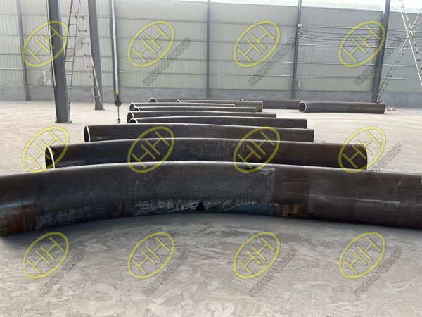 Haihao Group uses medium frequency pipe bending machine to manufacture pipe bends for Saudi customers