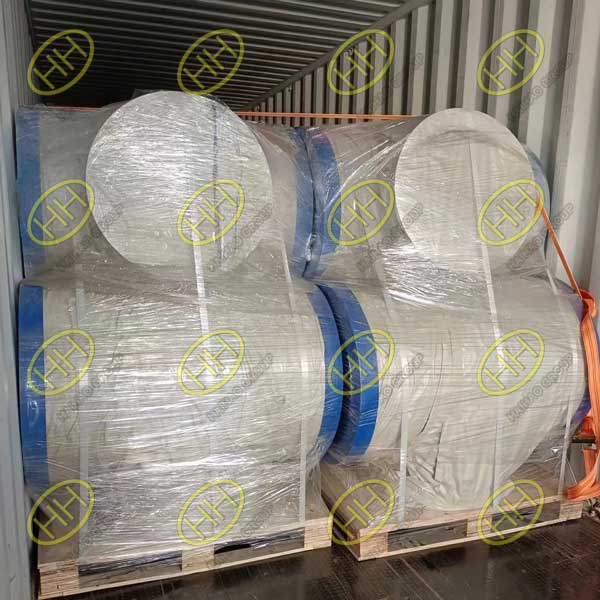Haihao Group delivers ASME B16.9 A234 WPB pipe fittings to Singapore with Utmost Care