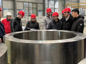 Russian customers inspect stainless steel forgings