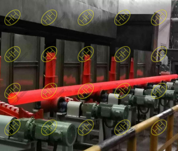 The heat treatment process of seamless steel pipes