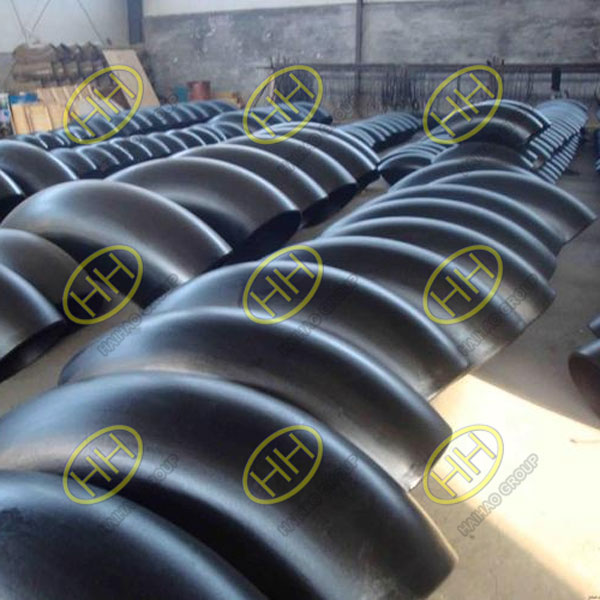 Singapore customer orders ASME B16.9 ASTM A234 WP5 90°LR Elbow from Haihao Group