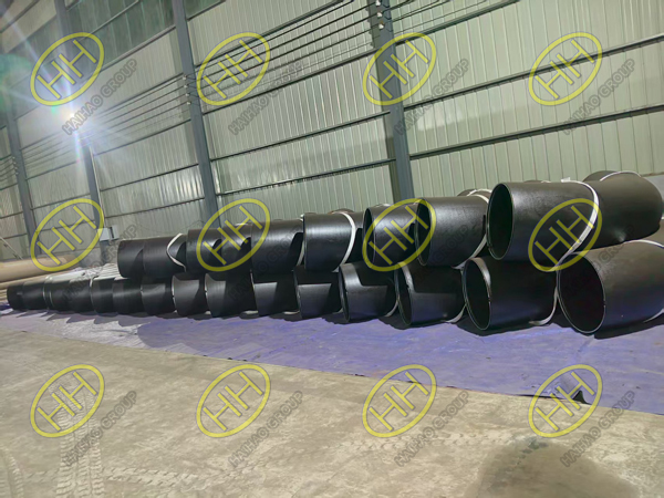 ASTM A234 WPB ASME B16.49 90° pipe bends manufactured by Haihao Group