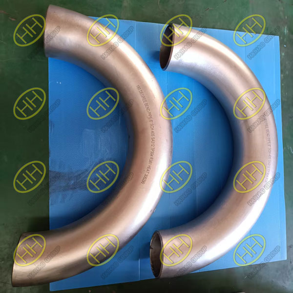 SA 312 TP304 180 degree stainless steel elbows manufactured by Haihao Group
