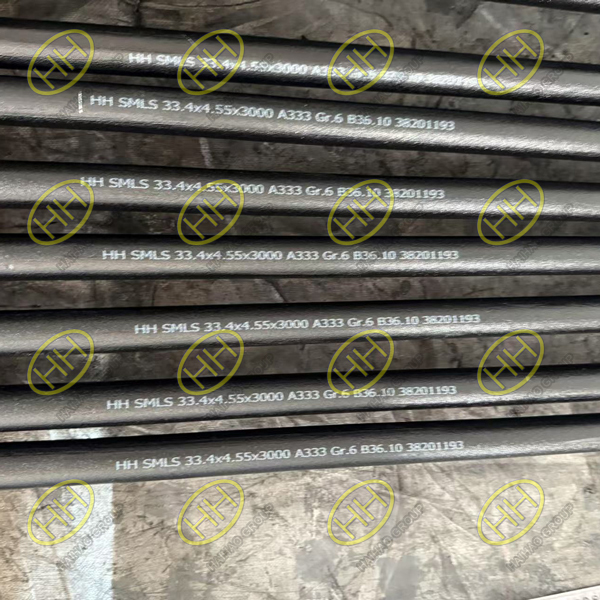 ASTM A333 Gr.6 seamless pipes ready for export by Haihao Group