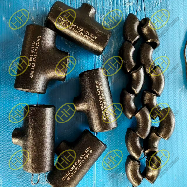 ASTM A420 WPL6 butt weld fittings for low temperature service shipped to Russia