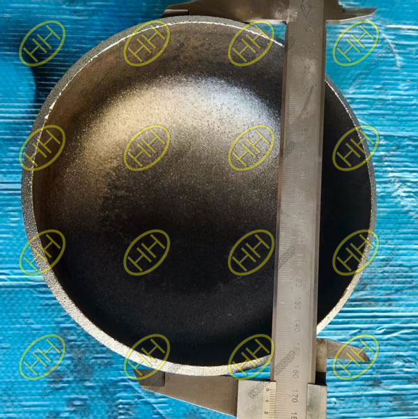 Quality inspection of EN 10253-2-Type A P235GHTC1 pipe cap