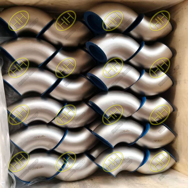 DIN 2605 seamless 90 degree stainless steel elbows EN 1.4301