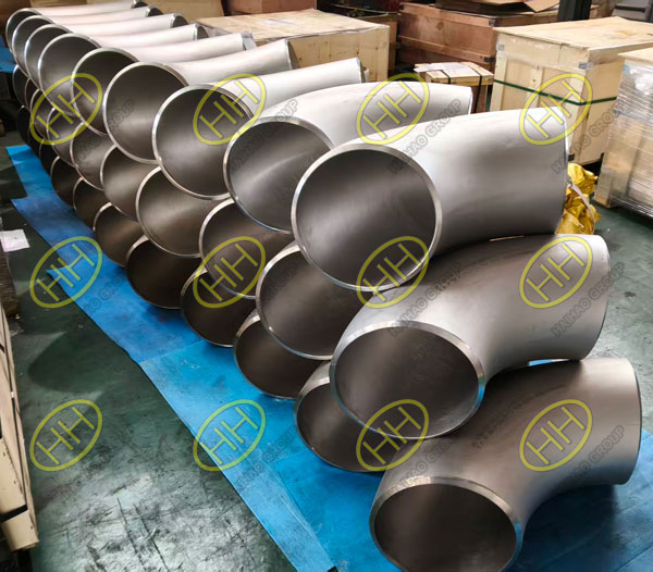 AISI 321 stainless steel 90 degree long radius elbows for pipeline systems