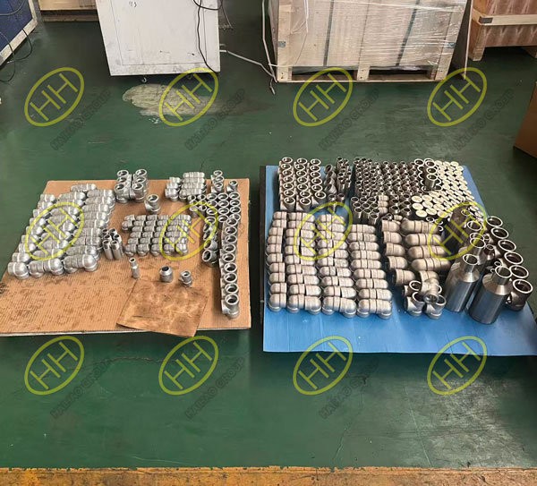 ASME B16.11 industrial pipe fittings shipment ready for export
