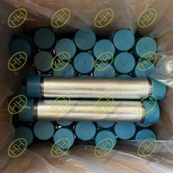 Galvanized threaded pipe nipple ASTM A333 Gr.6 ISO1461