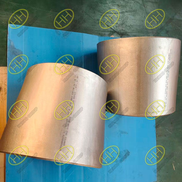 Haihao Group ASME B16.9 eccentric reducers ASTM A815 S31803 duplex stainless steel