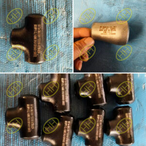 ASTM A234 WP11 equal tees and ASTM A403 WP316L concentric reducers manufactured by Haihao Group