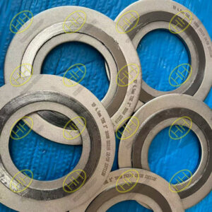 SS316 spiral wound gaskets with inner and outer rings manufactured by Haihao Group