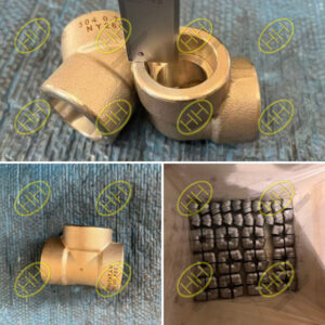 ASME B16.11 ASTM A182 F304L and F316L forged socket weld fittings manufactured by Haihao Group