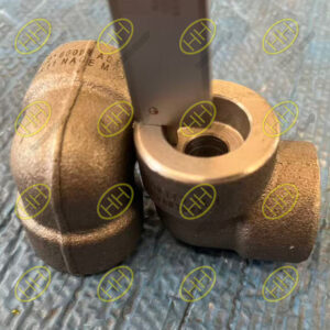 ASME B16.11 ASTM A350 LF2 CL1 forged socket weld 90 degree elbows manufactured by Haihao Group