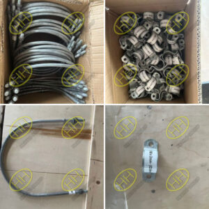 ASTM A193 B7 galvanized U bolts with ASTM A194 Grade 2H nuts