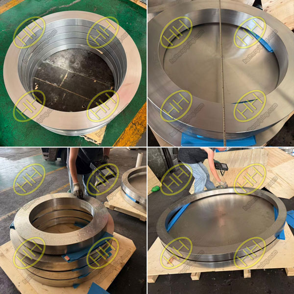 A350 LF2 forged rings and F304 304L forged rings prepared for UAE shipment