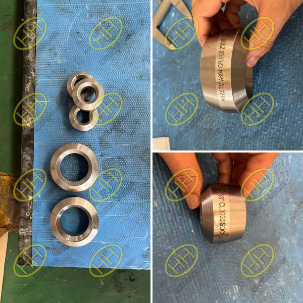 ASTM A694 F60 MSS SP-97 Socket Weld Branch Outlet Shipped to US Pipeline Project